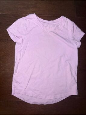 Cat & Jack Pale Pink Short Sleeve Crewneck Tee